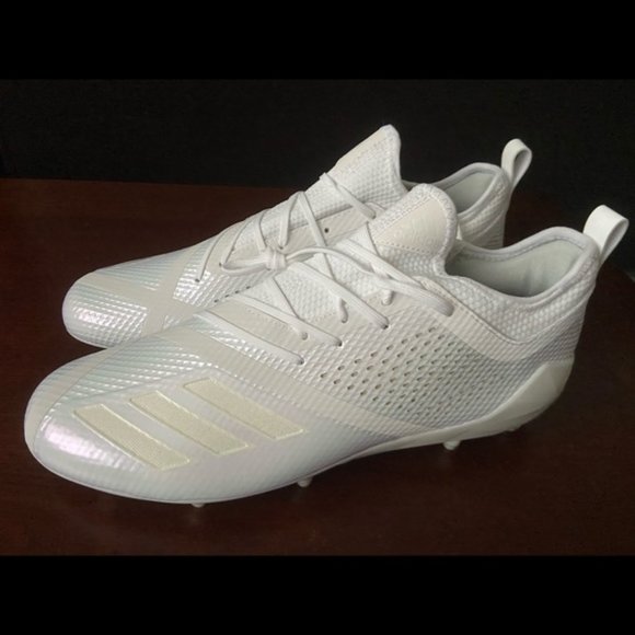Adidas AdiZero 5-Star 7.0 Low sz 12.5 Triple White - Picture 1 of 6